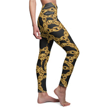 Load image into Gallery viewer, Hilderbrand Lifestyle Gold Link Leggings (black)
