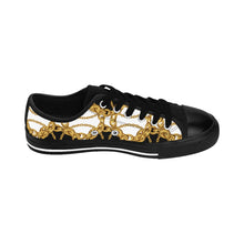 Load image into Gallery viewer, Hilderbrand Lifestyle Signature Gold Circle Links Women&#39;s Sneakers
