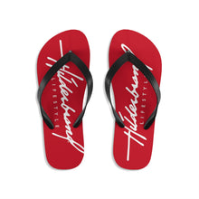 Load image into Gallery viewer, Hilderbrand Lifestyle Unisex Flip-Flops (Red/White)
