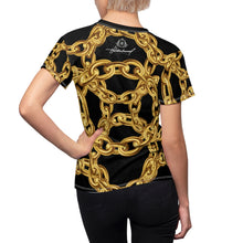 Load image into Gallery viewer, Hilderbrand Lifestyle Gold Links Woman Tee (black)
