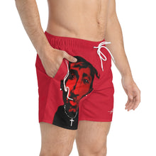 Load image into Gallery viewer, Hilderbrand Lifestyle Boxer Swim Trunks (Red Poet)
