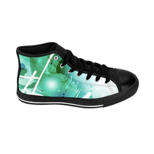 Load image into Gallery viewer, Hilderbrand Lifestyle Iconic Splash Men&#39;s High-top Sneakers (aqua blues)
