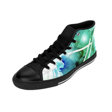Load image into Gallery viewer, Hilderbrand Lifestyle Iconic Splash Men&#39;s High-top Sneakers (aqua blues)
