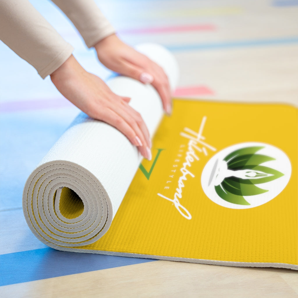 Hilderbrand Lifestyle Signature Foam Yoga Mat (Yellow)