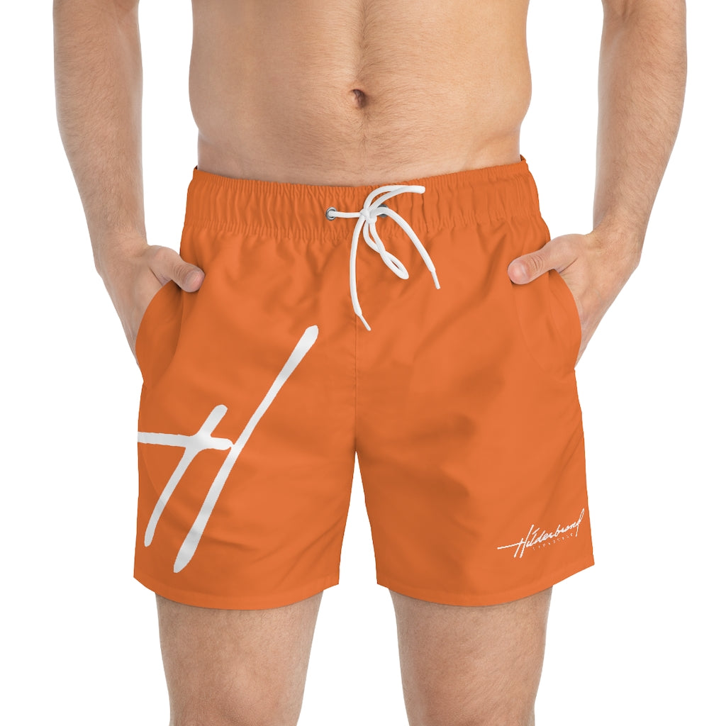 Hilderbrand Lifestyle Iconic Swim Trunks (Orange)